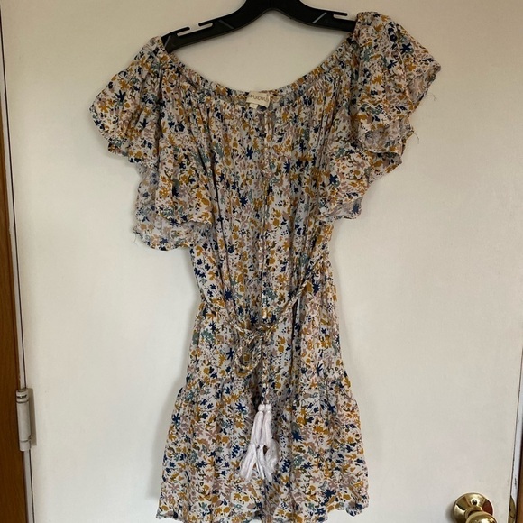 Cynthia Rowley boho floral tunic top - Picture 1 of 7